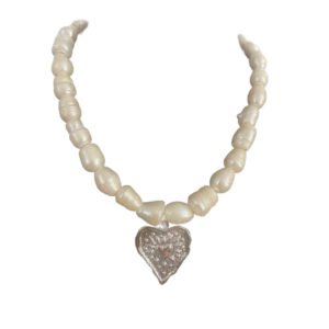 COLLAR CORAZON PLATA