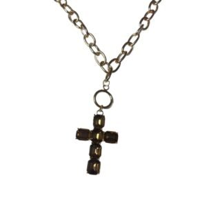 Collar Cruz cristal